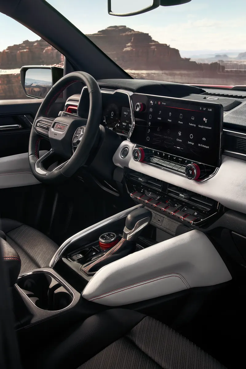 2026 GMC Canyon infotainment system at Carroll's Auto Sales in Presque Isle ME