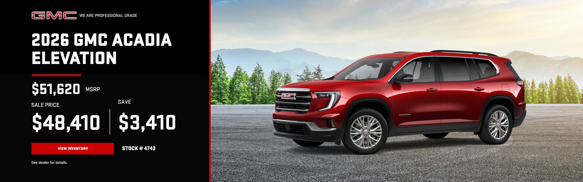 2026 GMC Acadia